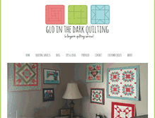 Tablet Screenshot of glointhedarkquilting.com